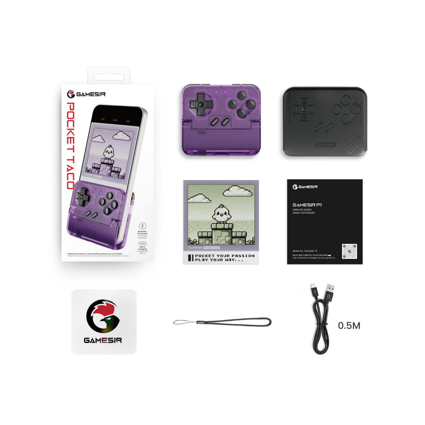 GameSir Pocket Taco – Voltage Purple