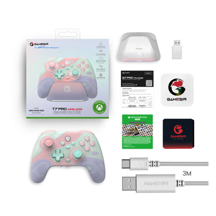 GameSir T7 Pro Sugar Whirl – Manette sans fil Xbox