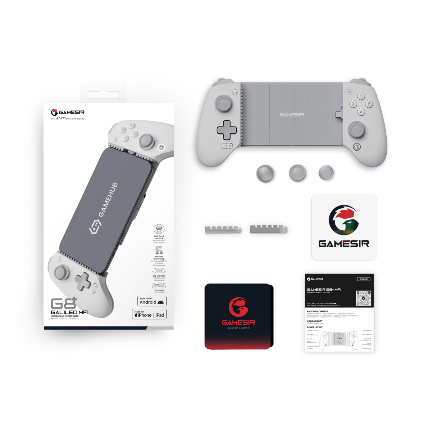 GameSir G8 Plus MFi – Manette mobile USB-C certifiée Apple