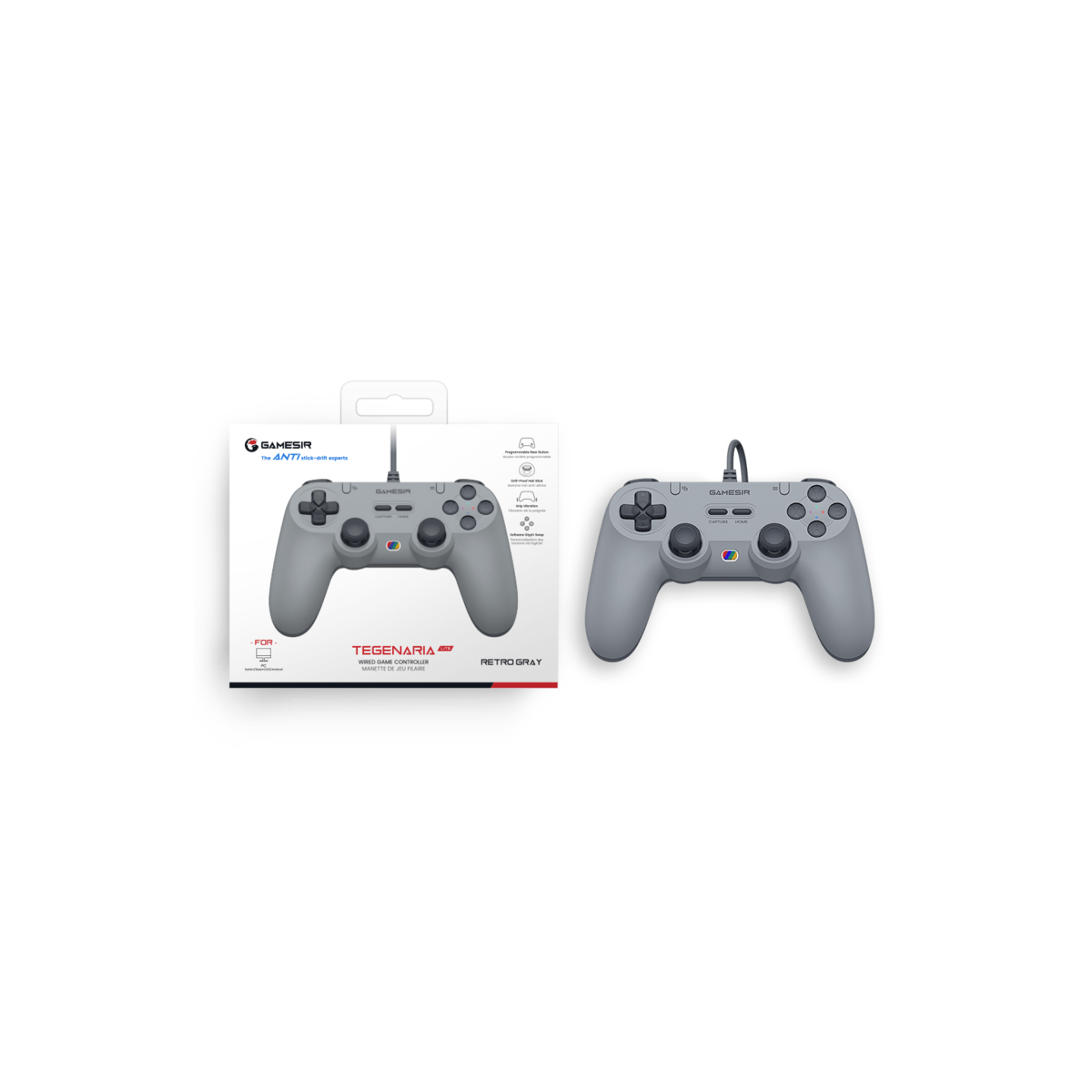 GameSir Tegenaria Lite – Manette filaire symétrique
