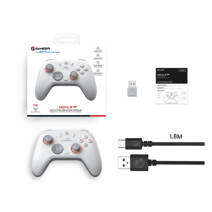 GameSir Nova Lite 2 – Manette sans fil multiplateforme