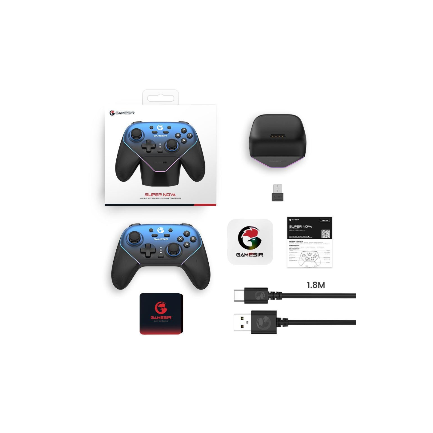 GameSir Super Nova – Manette multiplateforme