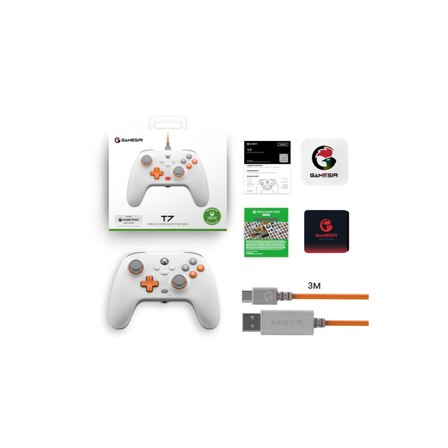 GameSir T7 – Manette filaire Xbox