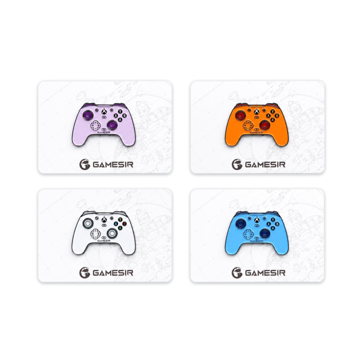 Pin's manettes GameSir – Lot de 4
